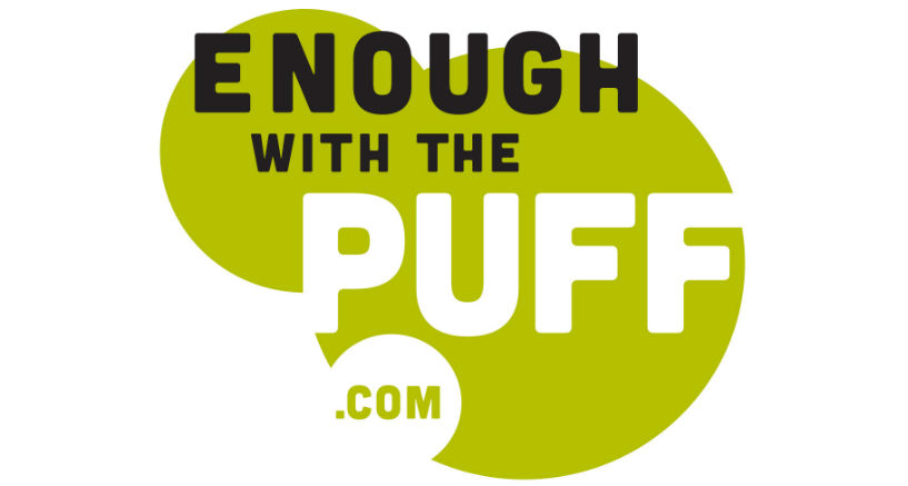 enough with the puff logo